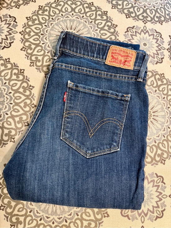 Levi's Denim - Levi's 525 Perfect Waist Straight Leg Jeans Blue Denim Size 8